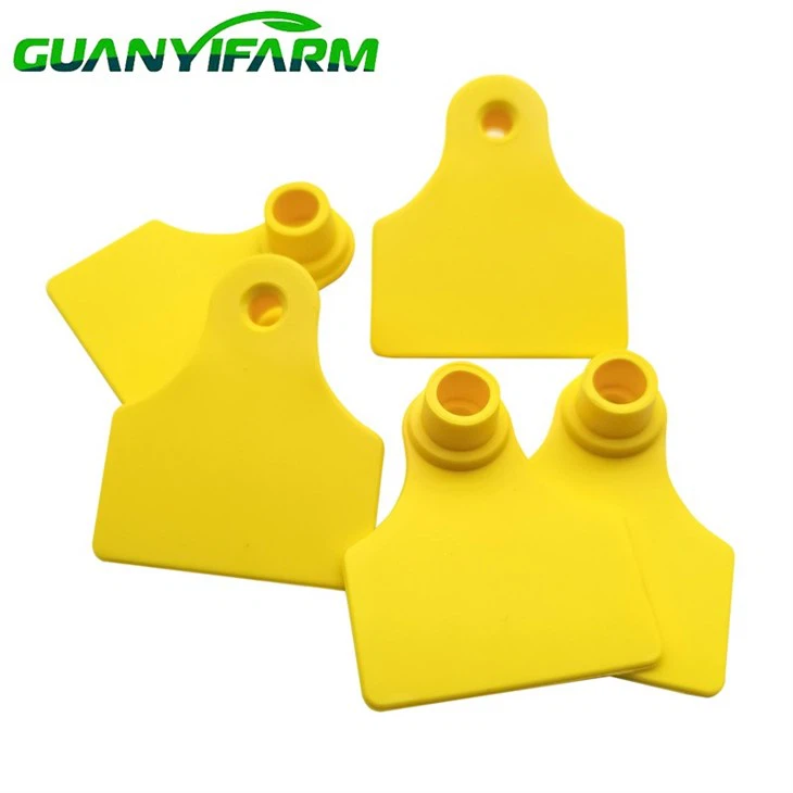 Prasatá malá ušná značka na sledovanie zvierat